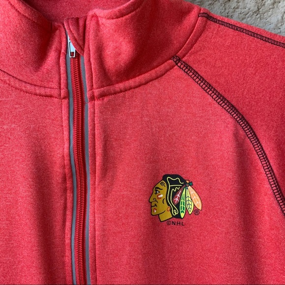 NHL Chicago Blackhawks Athletic Zip-Up Jacket - Picture 2 of 12